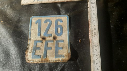 Stück 1985 kennzeichen mofa - 1,