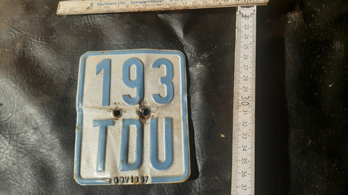 Stück 1997 kennzeichen mofa - 1,